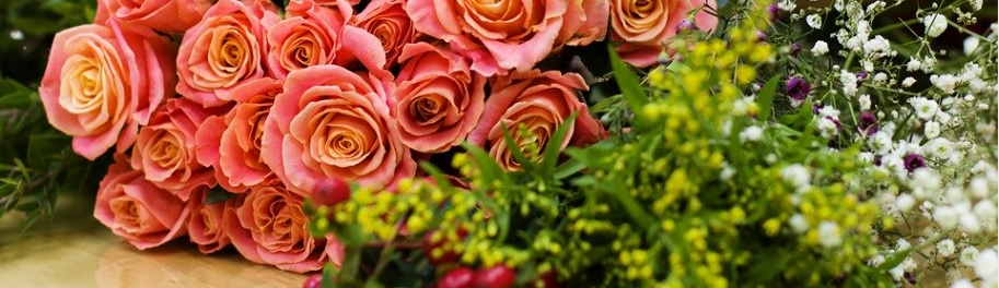 バラの花束の写真